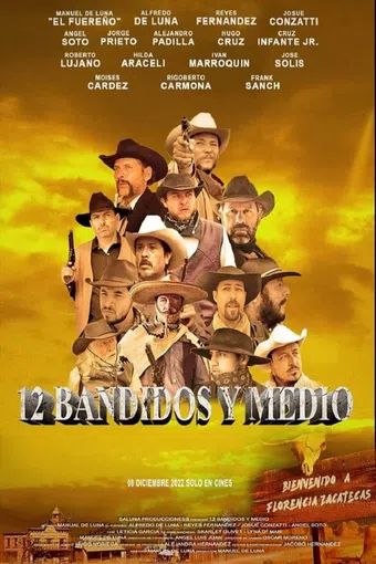 12 bandidos y medio 2022 poster