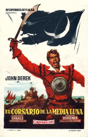 il corsaro della mezzaluna 1957 poster