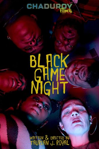 black game night 2024 poster